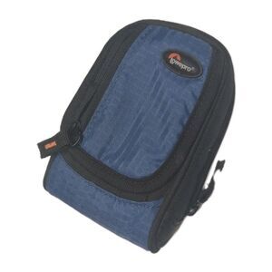 Lowepro Ridge 10 Camera Bag Zippered Soft Carrying Case Pouch Blue Black
